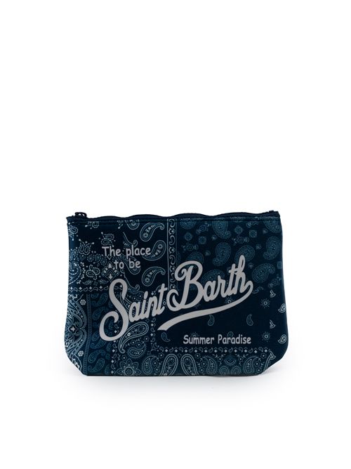 Pochette Aline Bandana Plaid in neoprene Mc2 Saint Barth | ALINE00199H BANDANA PLAID 61